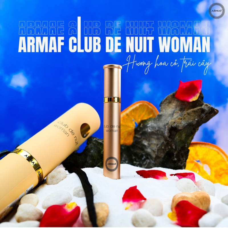  Chủ điểm của Armaf Club de Nuit Woman đến từ hoa hồng nồng nàn quyến rũ,